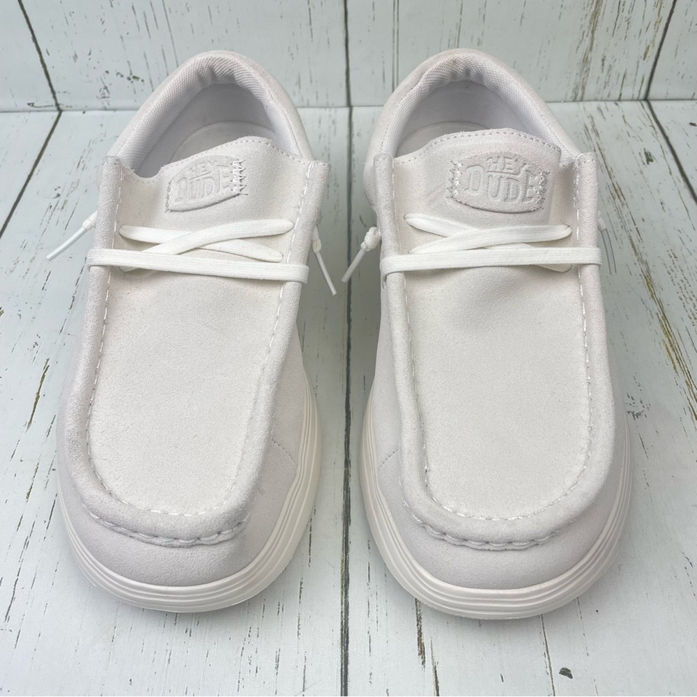 Hey Dude Wendy COMF Suede Shoes *Ivory